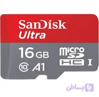 مموری کارت سندیسک Ultra MicroSDHC A1 ظرفیت 16 گیگابایت همراه با آداپتور