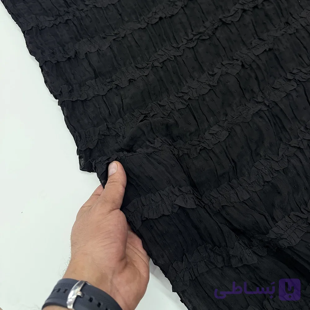 پارچه حریر پلیسه