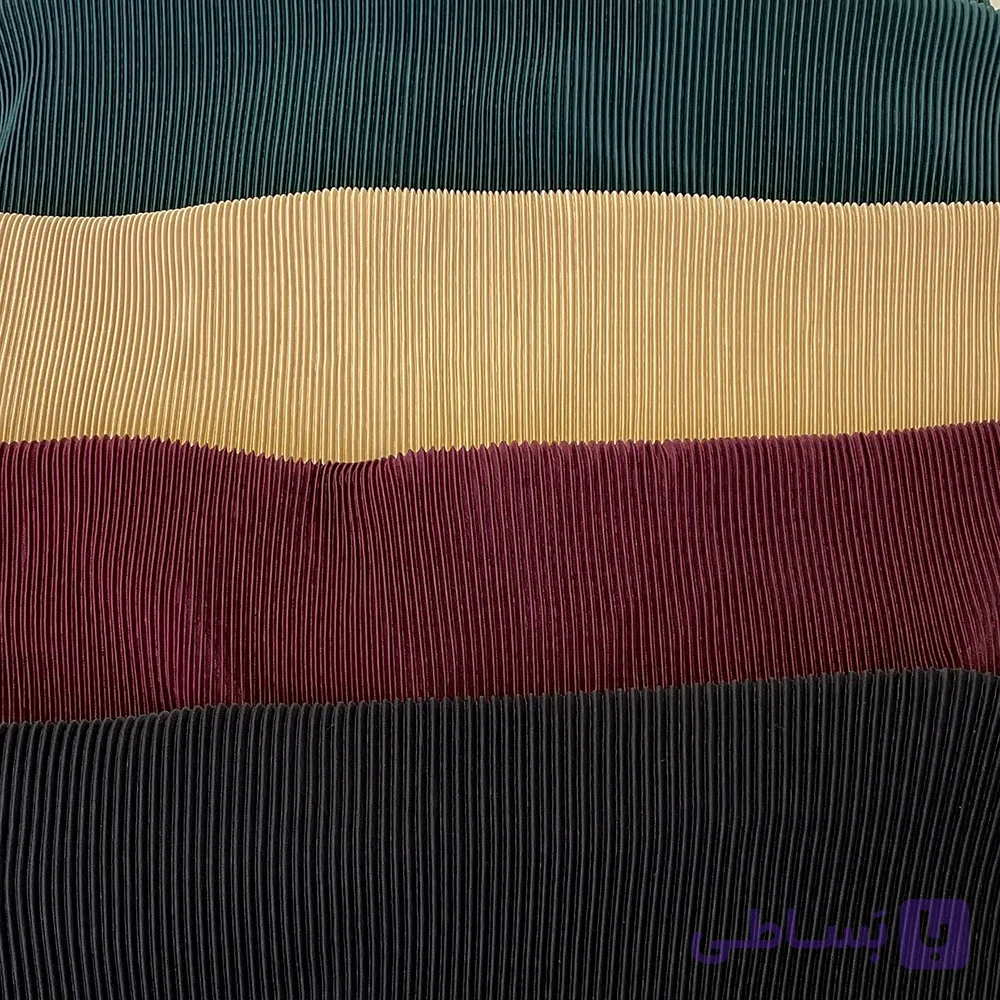 پارچه ساتن پلیسه SND4178