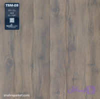 پارکت لمینت تکنوفلور مدل تکنوسان ترکیبی قهوه ای تیره کد TSM26