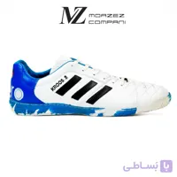 کفش سالنی آدیداس کروس سفید آبی