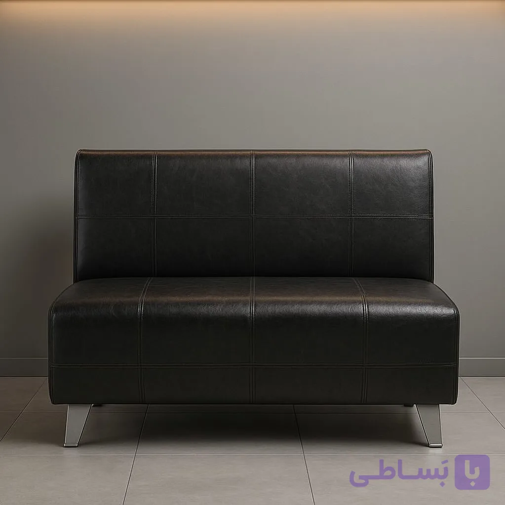 مبل دو نفره چرمی