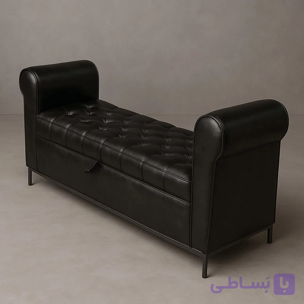 نیمکت انتظار با روکش مخمل