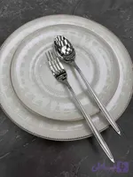 سرویس قاشق و چنگال SG ریتا مات استیل بمان و براق
