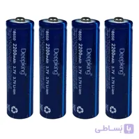 باتری لیتیوم یون قابل شارژ دیپ کینگ مدل BB-18650 ظرفیت 2200 میلی آمپر ساعت
