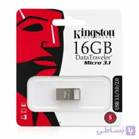 فلش مموری کینگستون مدل DataTraveler Micro 3.1 ظرفیت ۱۶ گیگابایت USB 3.1