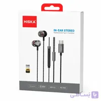 هندزفری سیمی تایپ سی هیسکا – HK-709C – مشکی (موبایل خسرو)