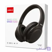 هدفون بی‌سیم هیسکا مدل K-400 با ۲۰ ساعت پخش موزیک – مشکی