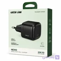 شارژر دیواری تک‌پورت گرین لاین۳۰ وات Nexio GL-WC58 – مشکی