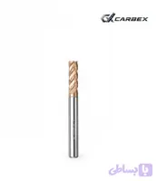 فرز تخت کارباید انگشتی برند CARBEX قطر 6 طول 50 میلی متر 45HRC مسی