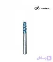 فرز تخت کارباید انگشتی برند CARBEX قطر 6 طول 50 میلی متر 60HRC مدل Unequal Helix