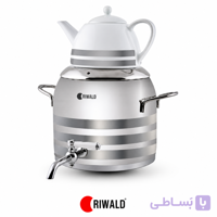 کتری و قوری شیردار ظرفیت 5.8ریوالد بدنه 3 خط