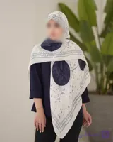 روسری سیا اسکارف زنانه لمون