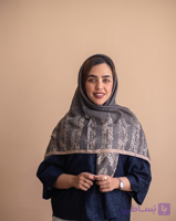 روسری نخی زنانه منگوله دار