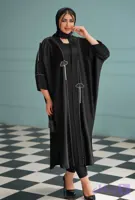 عبا بلند جلو باز