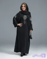 عبا جلو بسته بلند کمربندخور