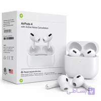 ایرپاد اپل AirPods 4 ANC با نویز کنسلینگ فعال
