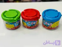 خمیر بازی ۵ رنگ سطلی آریا