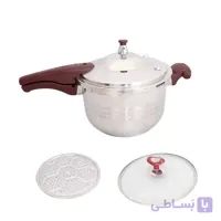 زودپز 3تا11لیتری رویال اصل دسته قرمز استیل