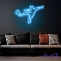 تابلو نئون فوتبالیست ۵۰×۵۰ سانتی‌متر نئون لایت