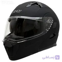 کلاه کاسکت فک متحرک دی ای وان مدل 106MATT BLACK GRAPHIC BLUE