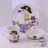 سرویس غذاخوری کودک برند Gupan طرح دزد دریایی