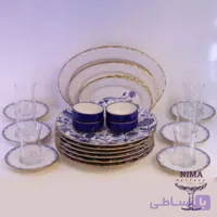 سرویس صبحانه خوری 6 نفره ترک برند آجار ACAR آبی