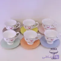 ست قهوه خوری رنگی