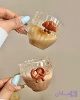 کاپ قهوه کدویی کروسان🥐، پرتزل🥨