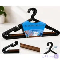 چوب لباسی قلاب دار 6 عددی