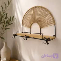 شلف دیواری با جاکلیدی پاپیون مدل بوهمی