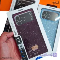 قاب سواروسکی آیفون iPhone 17 Pro برند VAWI | اورجینال پلاک‌دار سوپر شاین