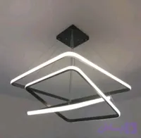 لوستر مدرن SMD طرح سه مربع بزرگ با ریموت