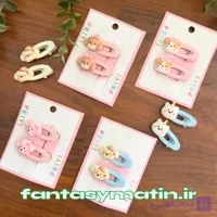 گیره مو فلزی فانتزی طرح حیوانات کیوت
