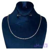 زنجیر طنابی نقره ایتالیایی