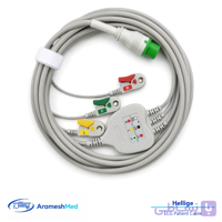 کابل بیمار ECG هلیگه | 3 لید