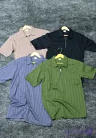 ست نیم زیپ تیشرت و شلوارک Fashions مردانه  سایز M تا 2XL