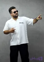 پیراهن باکسی کلاسیک سفید مردانه سایز M , L, 2XL , 3XL