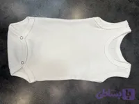 بادی زیردکمه‌دار رکابی بیسکویتی پنبه‌ای ترک
