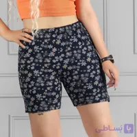 شورتک نخ پنبه طرح دار