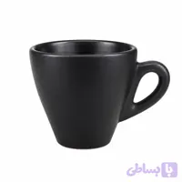 فنجان اسپرسو مشکی مات مدل کلاب هوس