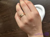 انگشتر رینگ شیاردار برند ژوپینگ