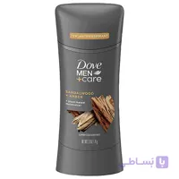 استیک ضد تعریق مردانه داو Dove مدل Sandalwood رایحه چوب صندل وزن 74 گرم