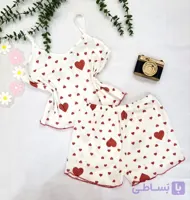 ست لباس خواب  نخ کبریتی(تاب و شورتک)
