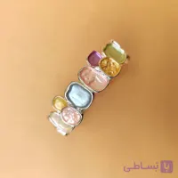 دستبند زنانه میناکاری پاستلی رنگ ثابت فانتزی کشی