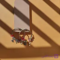 دستبند زنانه مدل پاندورا استیل رنگ ثابت با آویز فانتزی