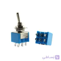 کلید کلنگی کوچک 6 پایه 2 حالت MTS-202 | عمده فروشی الکترونیک سان سون