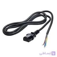 کابل پاور سوکت مادگی C13 یک سر آزاد 1m