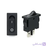 کلید راکر متوسط باریک دو حالته 2 پایه KCD1-110