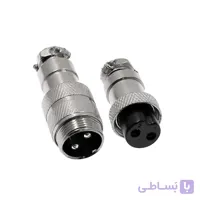 کانکتور نظامی 5 پین GX16 بین راهی